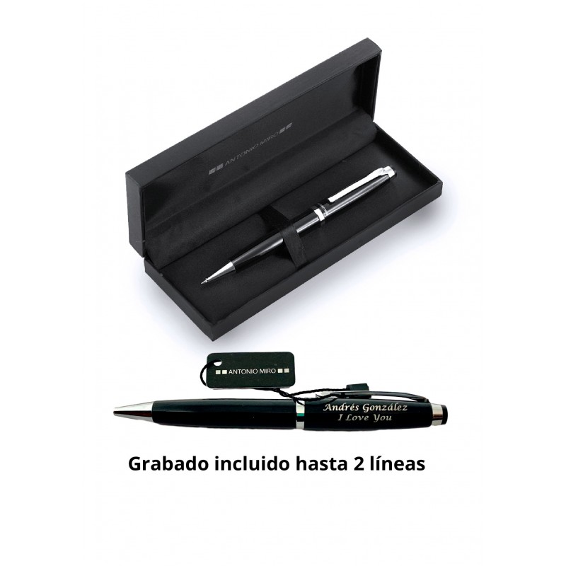 Bolígrafo Antonio Miro personalizado con Texto