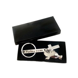 Llavero comunion con abalorios personalizado