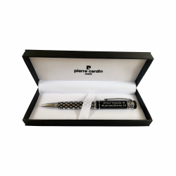 Bolígrafo Fashion Pierre Cardín Personalizado, metal en Blanco o Negro para regalo