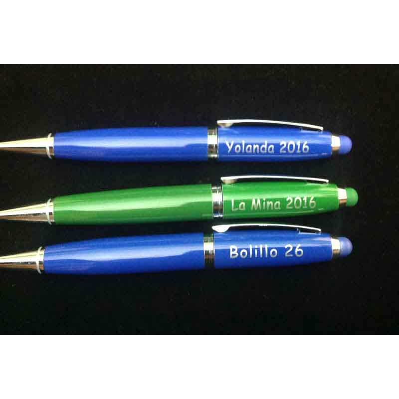 Bolígrafo memoria USB 8GB grabado