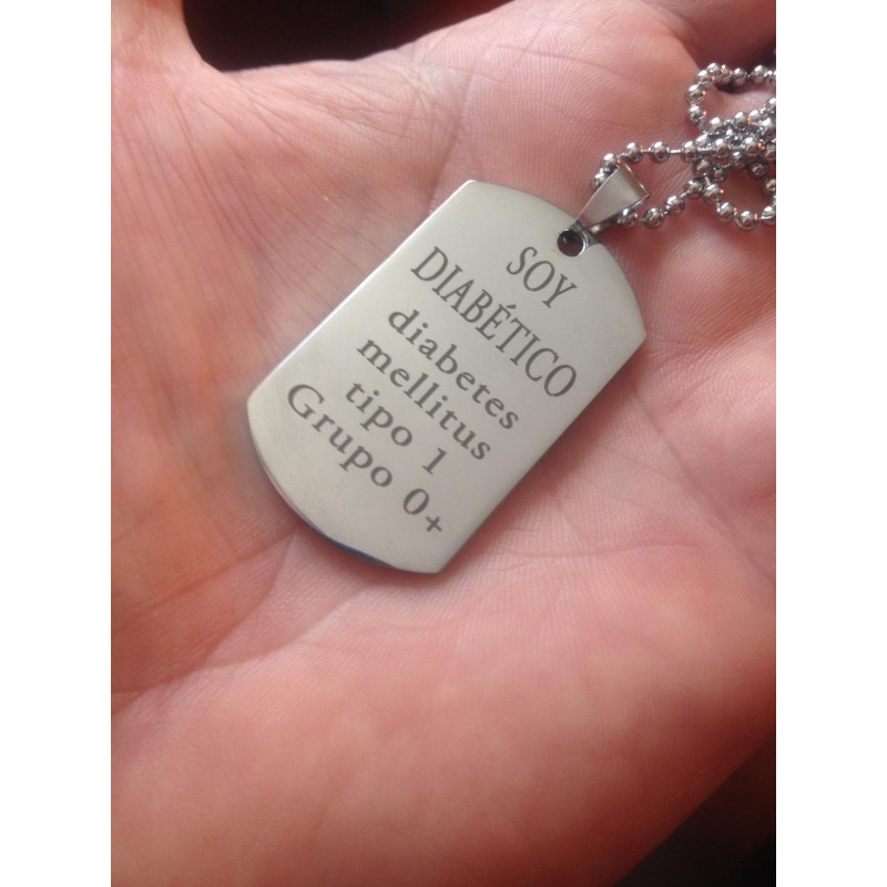 Placa identificativa grabada