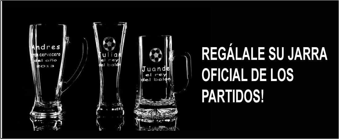 Jarras de cerveza personalizada como desee